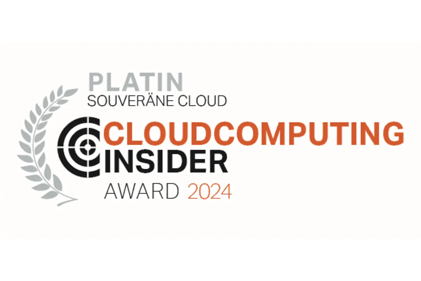 Platinum logo for the Sovereign Cloud category of the IT Awards 2024