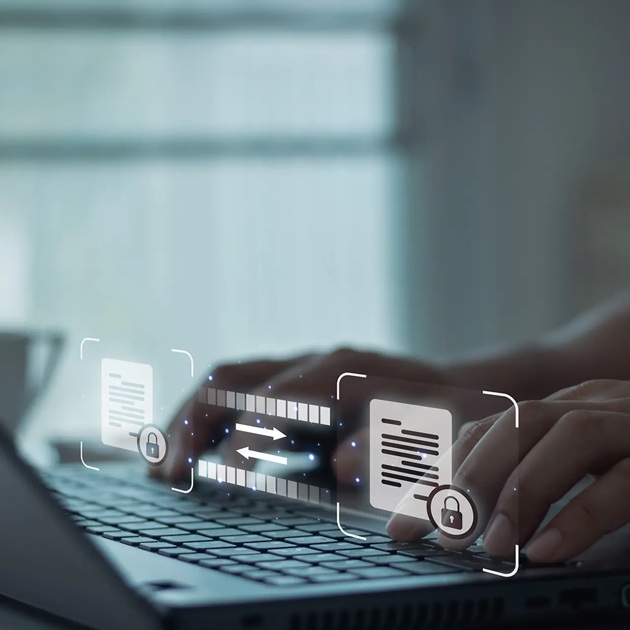 Digitales System zur Online-Übertragung von Dokumenten und Dateien.