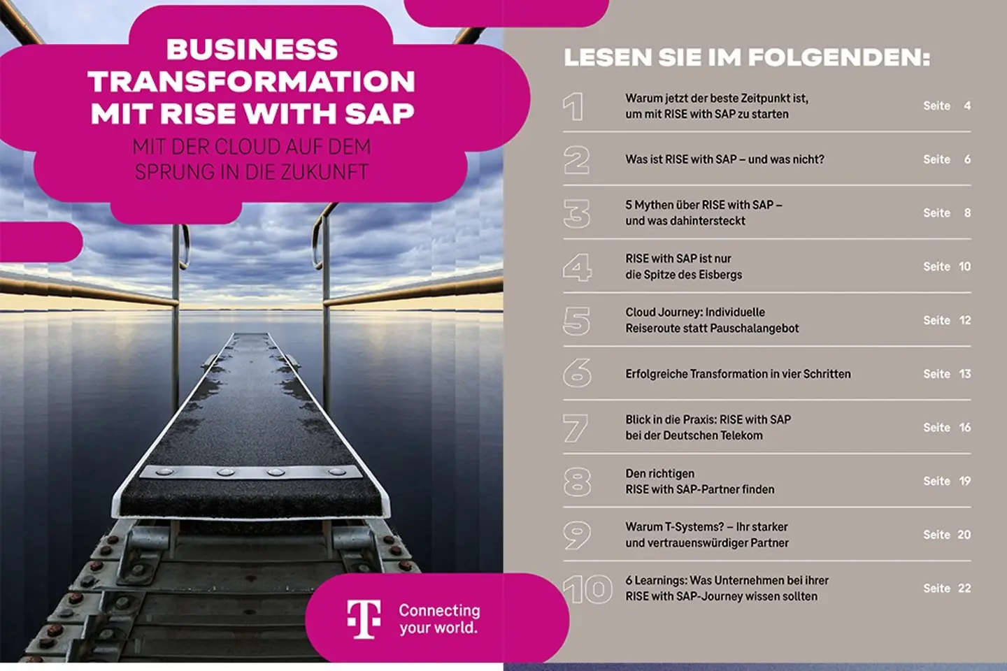 Titelseite und drei Folgeseiten des E-Book als Screenshot