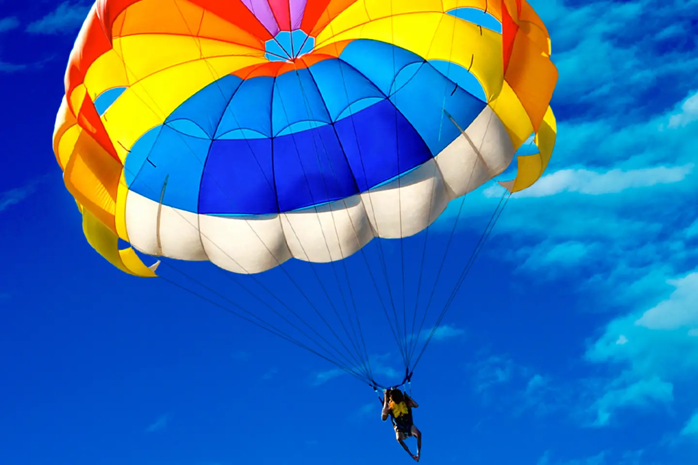 View of the clouds from above at dawn