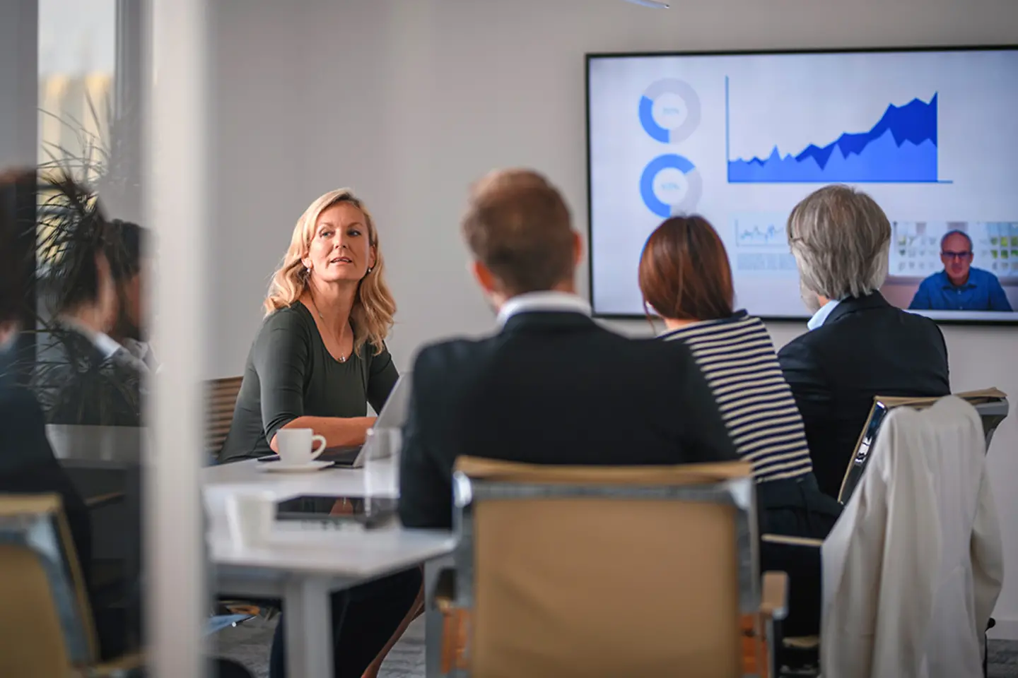 Réunion d’équipe au bureau