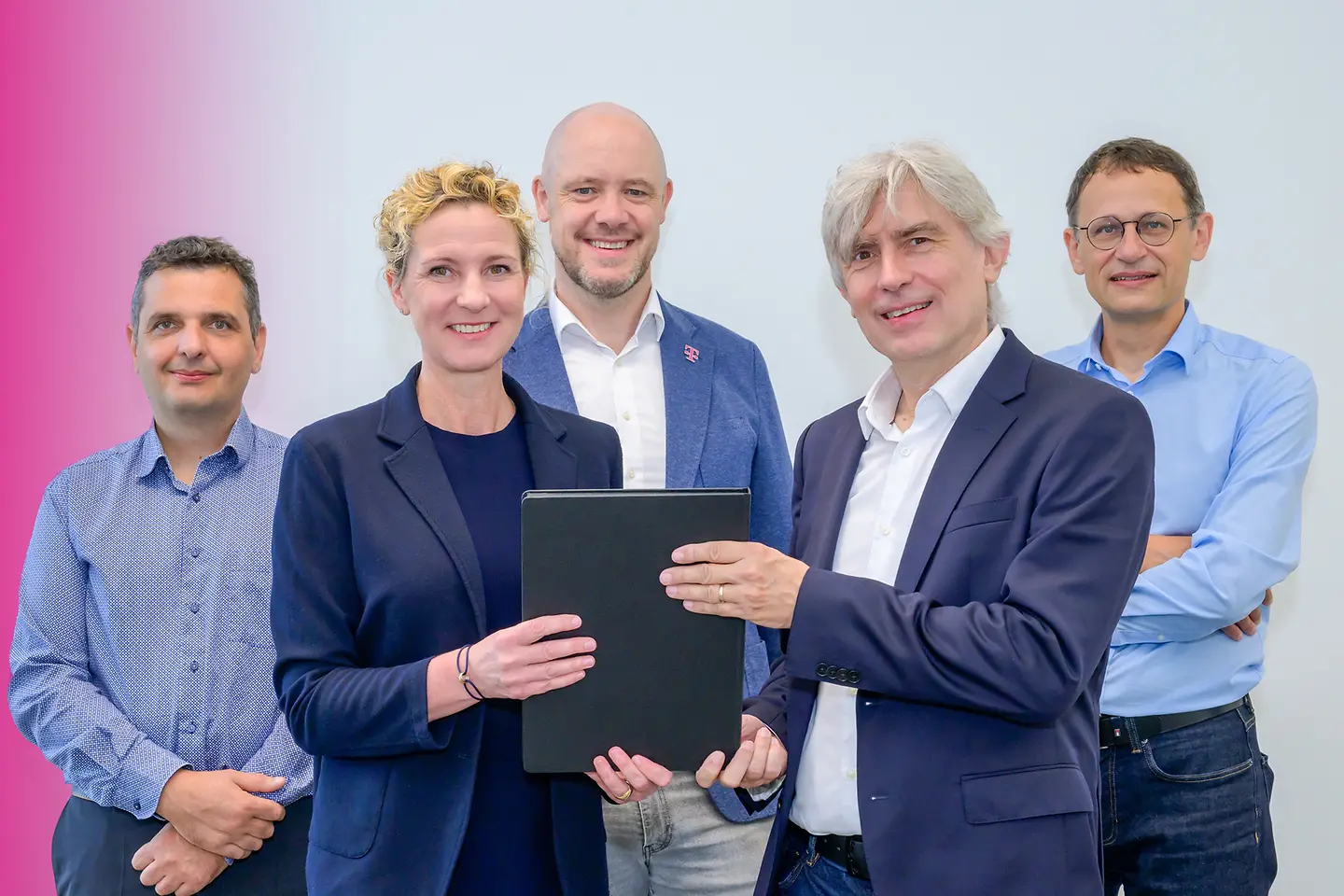 Representanten der Telekom, synedra und akedis