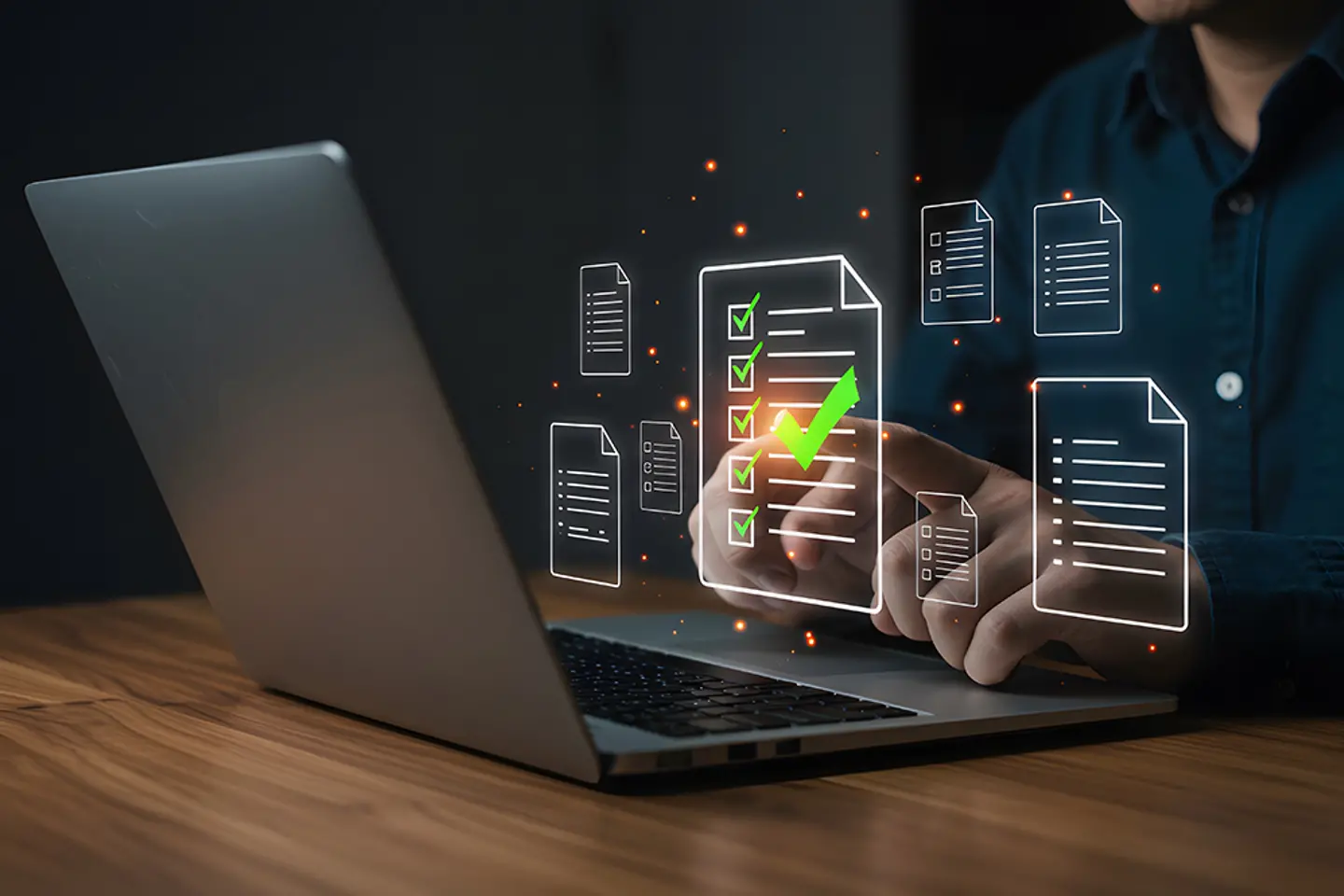 Digital document management (AI generated image)