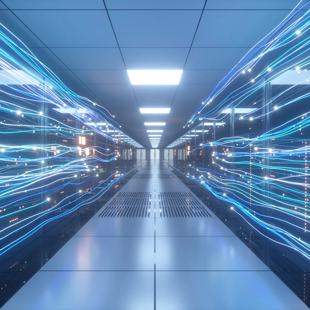 Finger auf Digitalisierung