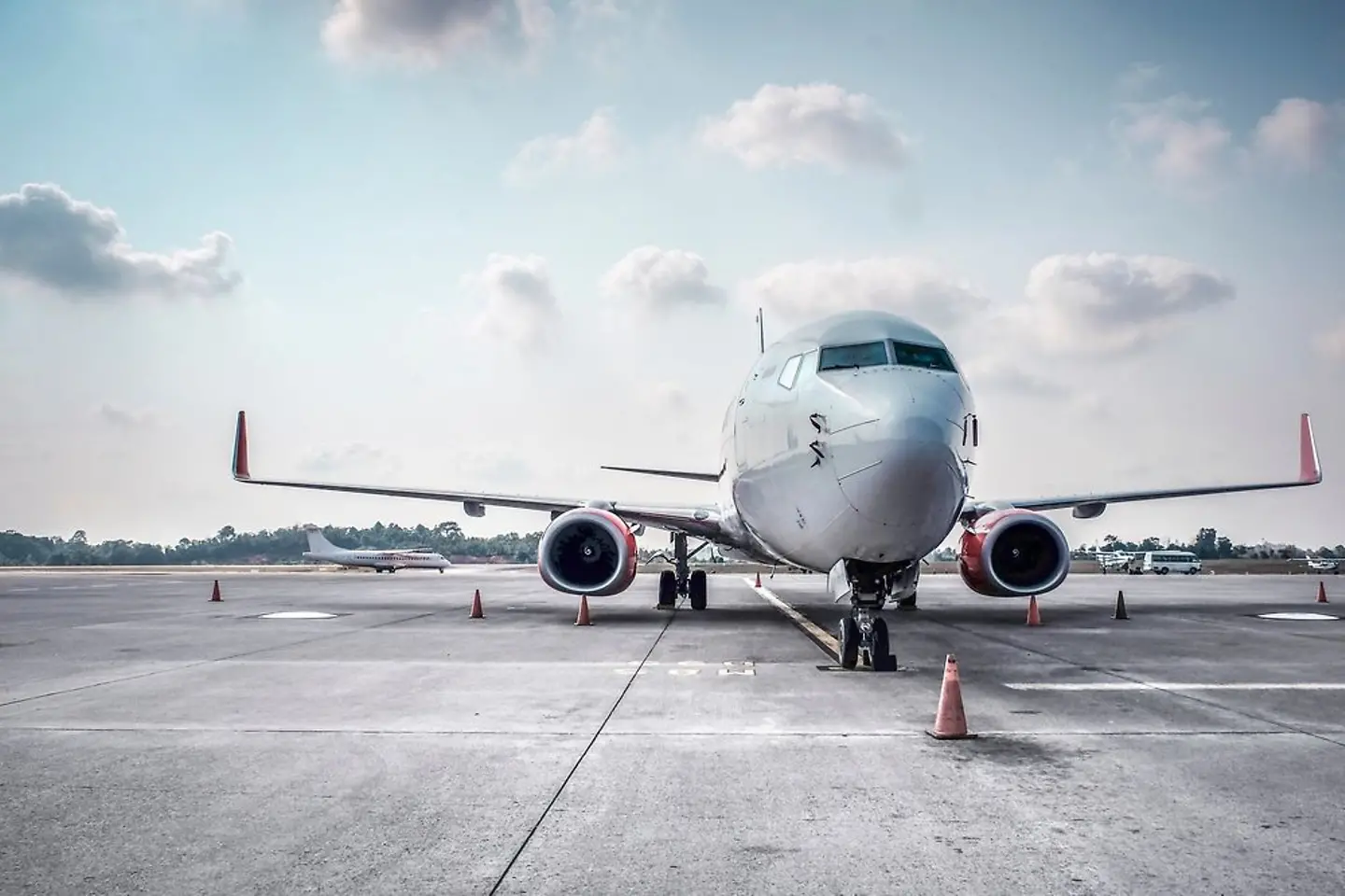 Airplane, T-Systems Logo, Frequentis Logo, Airport Dublin Logo, Airport management System